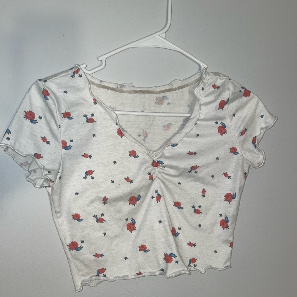 Floral crop top